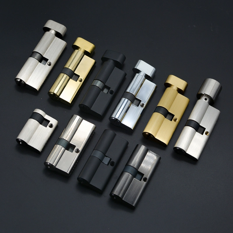 Basic Customization High-Quality Brass Euro Security Keys and Cylinder Lock with Knob for All Door Types