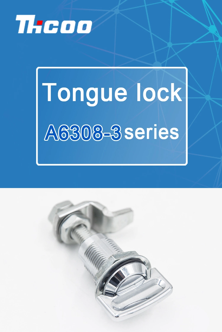 Cabinet Industrial Handles Swing Handle Small Hex Cylinder Lock Round Head Tongue Lock E3 Large Size Vise Action Compression Latch
