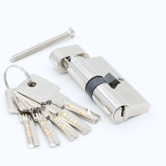 Cheap Price Cylinder Lock with Computer Keys Single Open Door Lock Cylinder