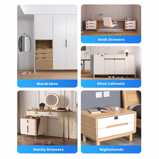 KERONG Electronic Intelligent Keyless Digital Combination Code Keypad Cabinet Cam Lock For Office