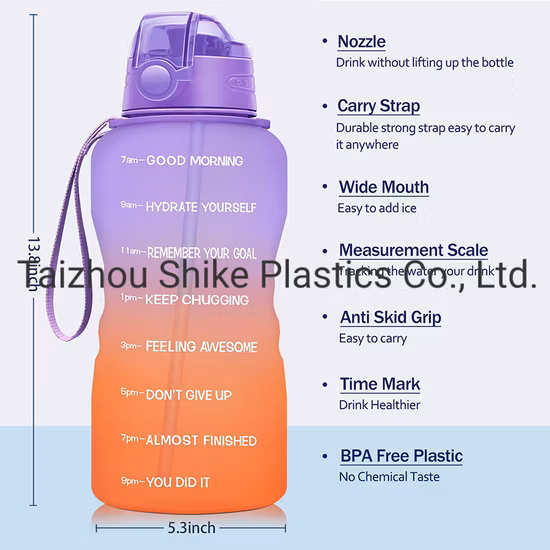 Extra Large 1 Gallon Water Bottle Gym Water Jug Sports Cap Water Bottle with Flip Top Botellas PARA Ciclismo